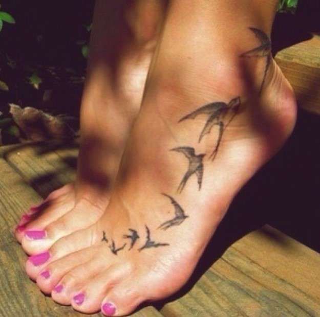 Tattoos for ladies within the foot [Creative and original designs]