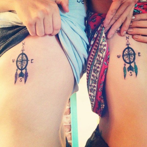 +100 Tattoos for greatest pals with nice designs