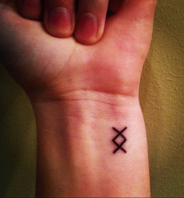 115 Small tattoos with letters and symbols for girls