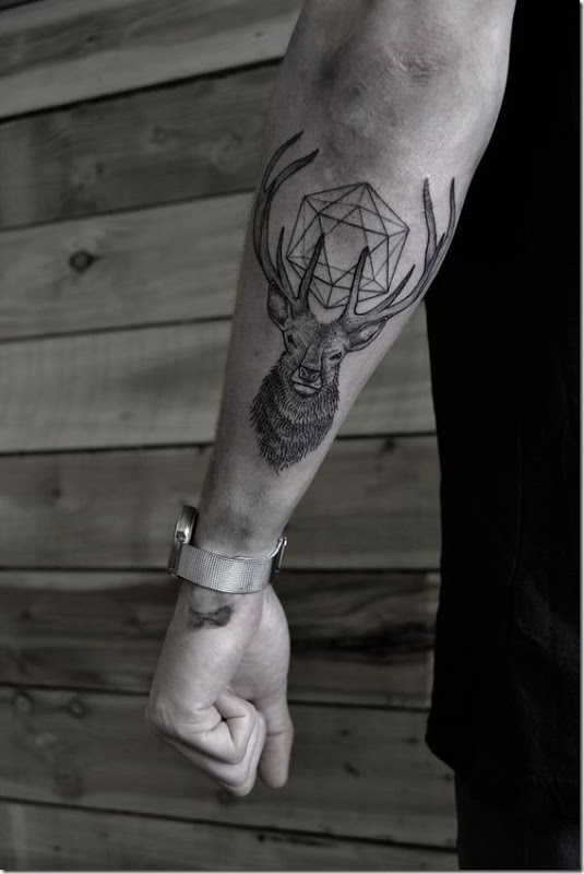 Lovely Exterior Of The Forearm Tattoos