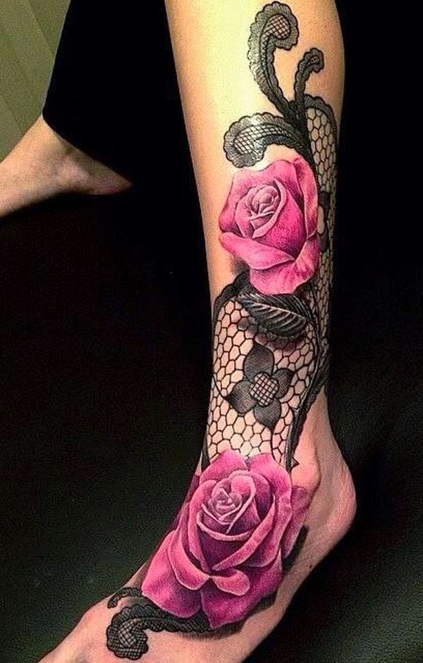 99 Roses tattoos designs for ladies