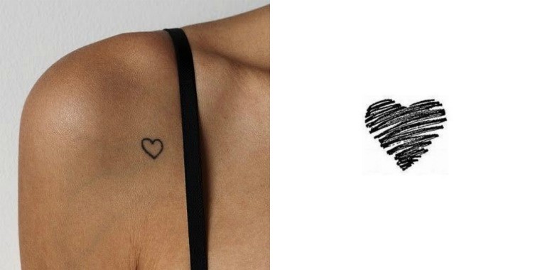 Coronary heart tattoo: concepts for a classy little tattoo ...