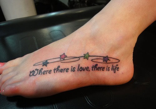 Tattoos for ladies within the foot [Creative and original designs]