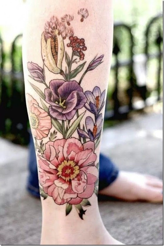 Beautiful Flower Tattoos For Women