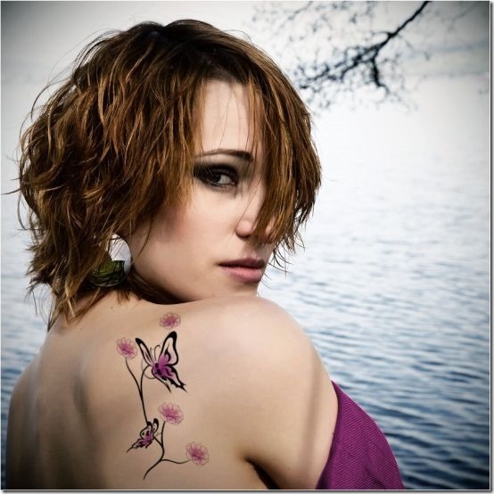 Sizzling Butterfly Tattoo Designs for Ladies