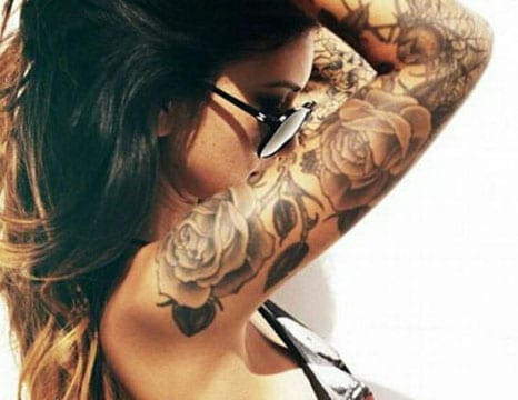 99 Roses tattoos designs for ladies