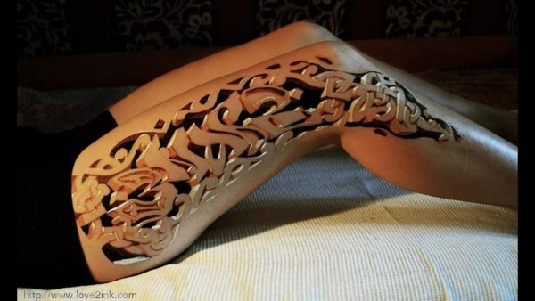 99 3D tattoo photos for ladies