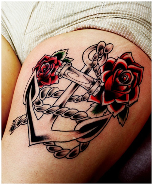 99 Roses tattoos designs for ladies