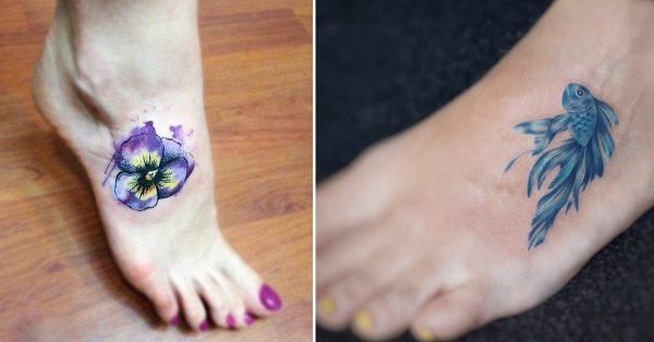 Tattoos for ladies within the foot [Creative and original designs]