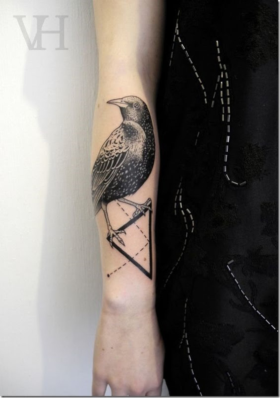 Lovely Exterior Of The Forearm Tattoos