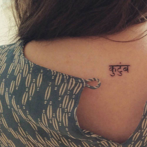 115 Small tattoos with letters and symbols for girls