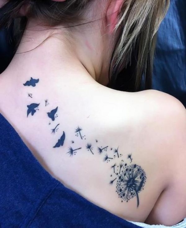 Small and delicate shoulder tattoos for girls