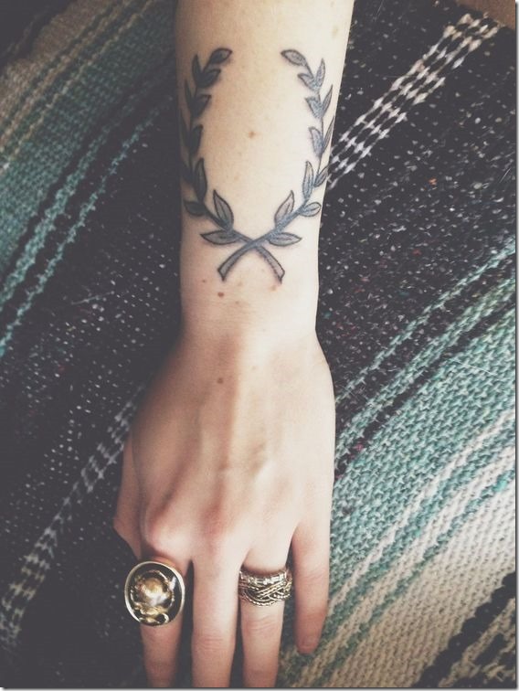 Lovely Exterior Of The Forearm Tattoos