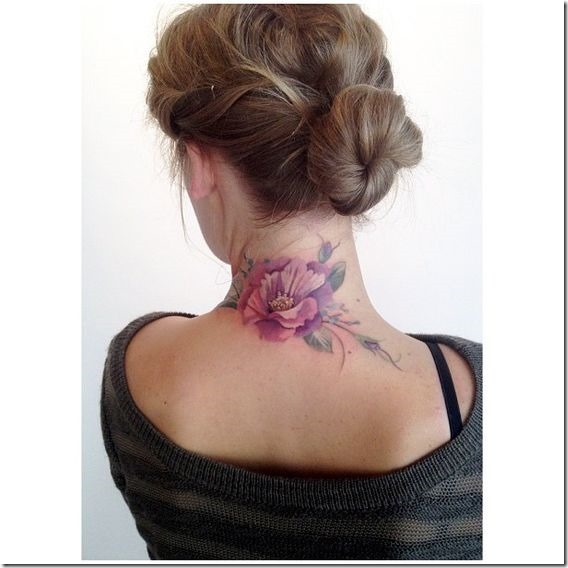 Spectacular Neck Tattoo Designs