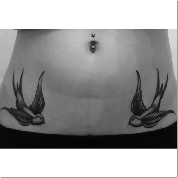 Seductive Hip Tattoos For Ladies