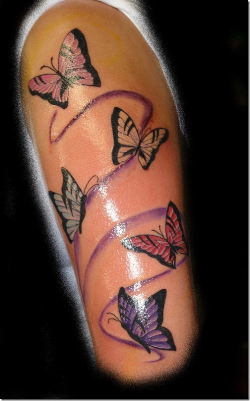 Sizzling Butterfly Tattoo Designs for Ladies