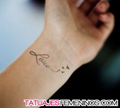 115 Small tattoos with letters and symbols for girls