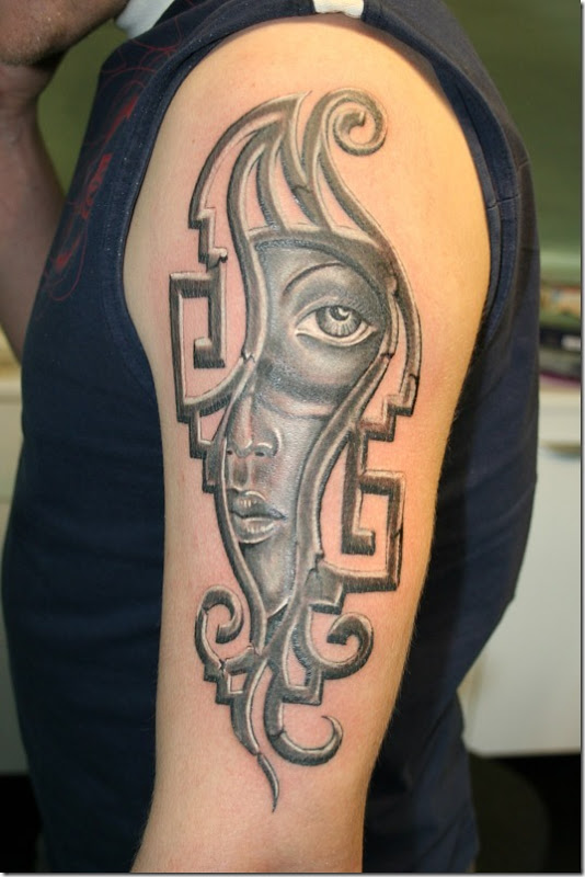 Distinctive Aztec Tattoos For Males