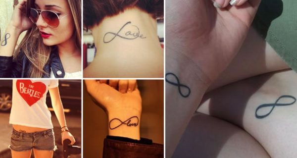 115 Small tattoos with letters and symbols for girls