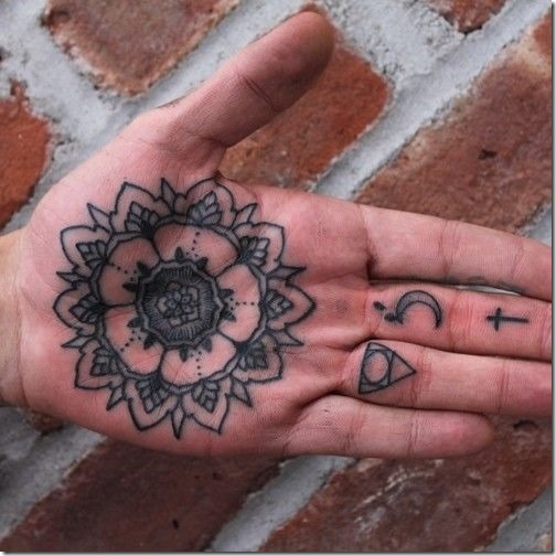 Spectacular Palm Tattoo Designs