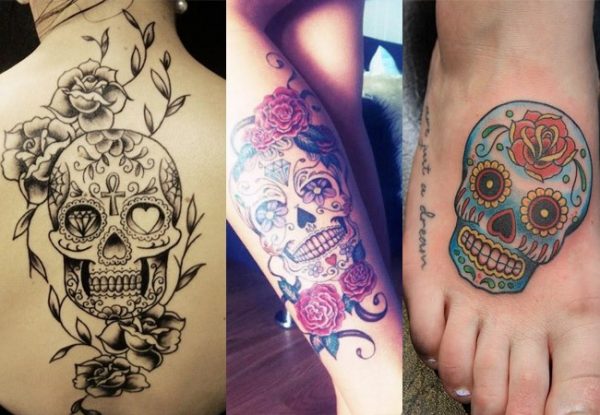 Wonderful Mexican cranium tattoos