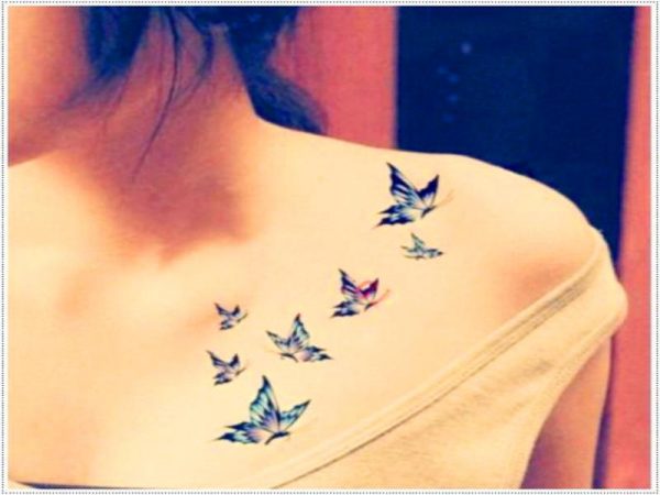 Small and delicate shoulder tattoos for girls