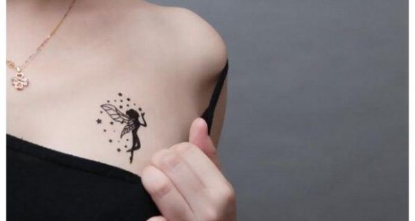 108 Tattoos of owls and fairies for girls