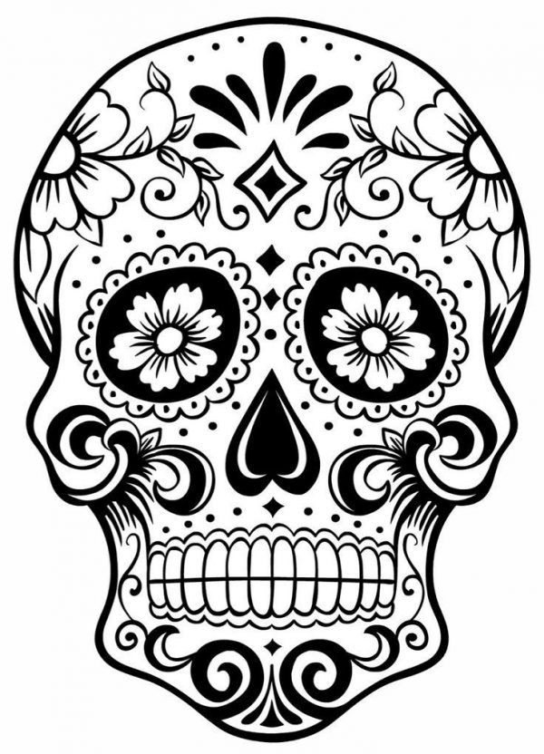 Wonderful Mexican cranium tattoos