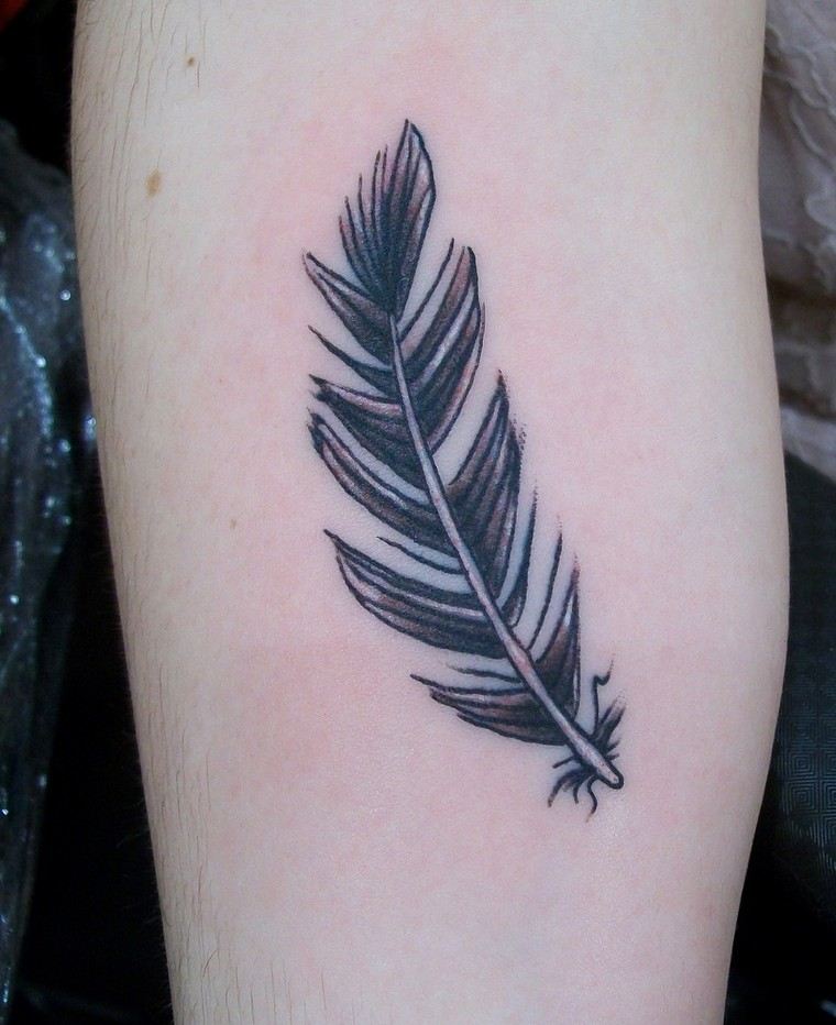 Feather tattoo: which means and 20 tattoo concepts to find