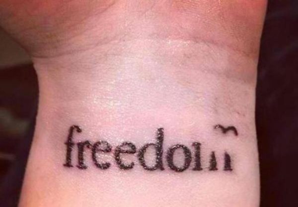 115 Small tattoos with letters and symbols for girls