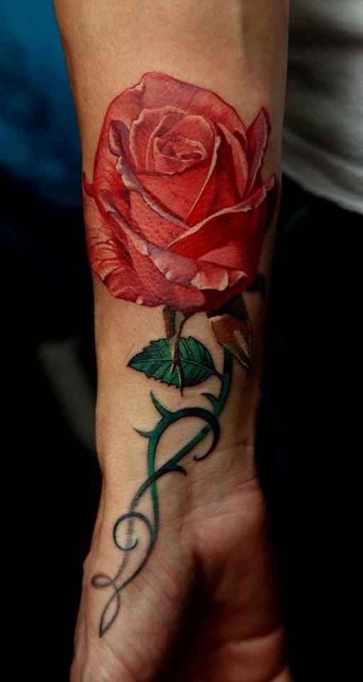 99 Roses tattoos designs for ladies