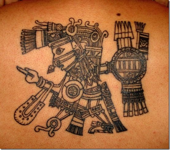 Distinctive Aztec Tattoos For Males