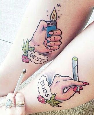 +100 Tattoos for greatest pals with nice designs