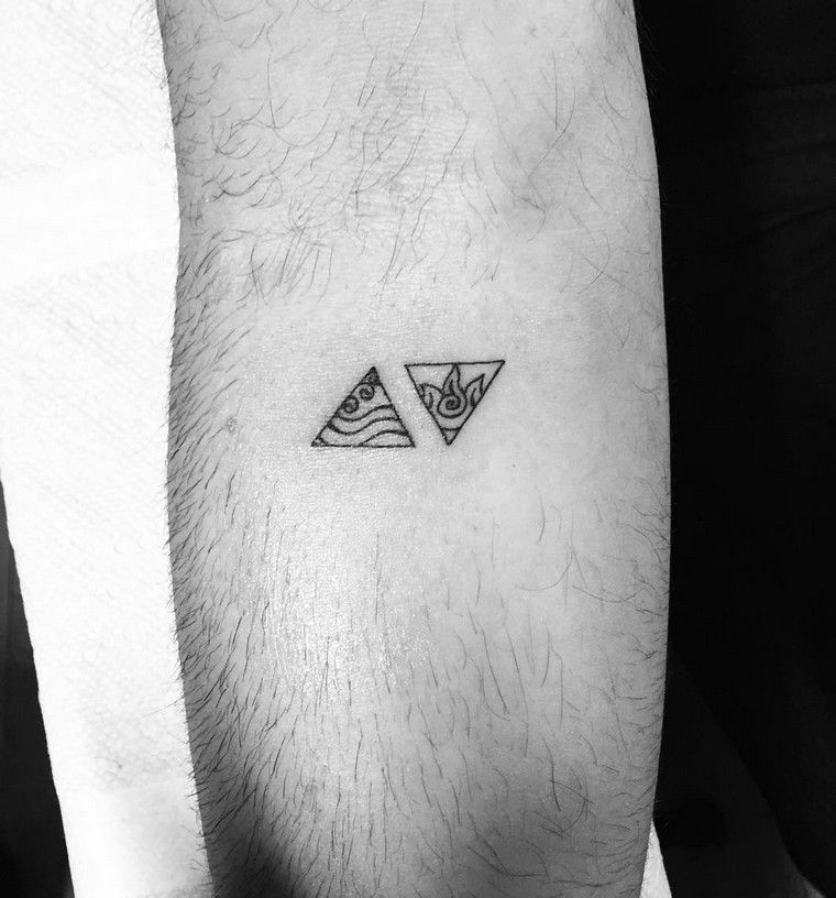 Geometric tattoo: 30 new tattoo concepts triangle, circle, square, rectangle ...