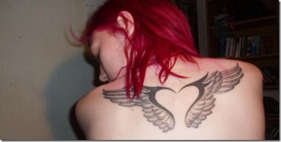 Inventive Angel Wing Tattoos