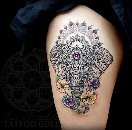 110 Mandalas Tattoos for girls