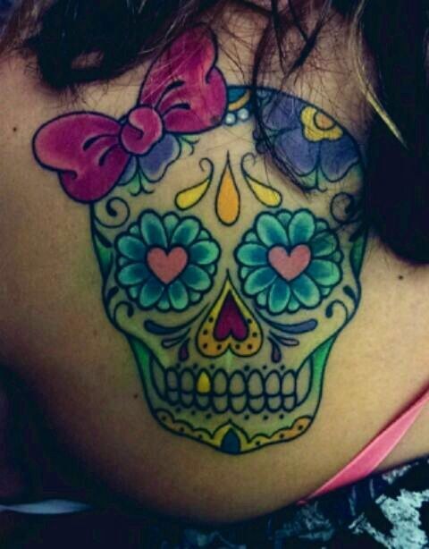 Wonderful Mexican cranium tattoos