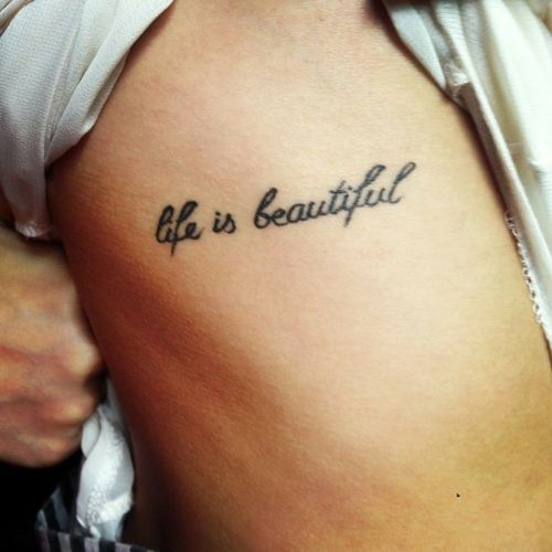 115 Small tattoos with letters and symbols for girls