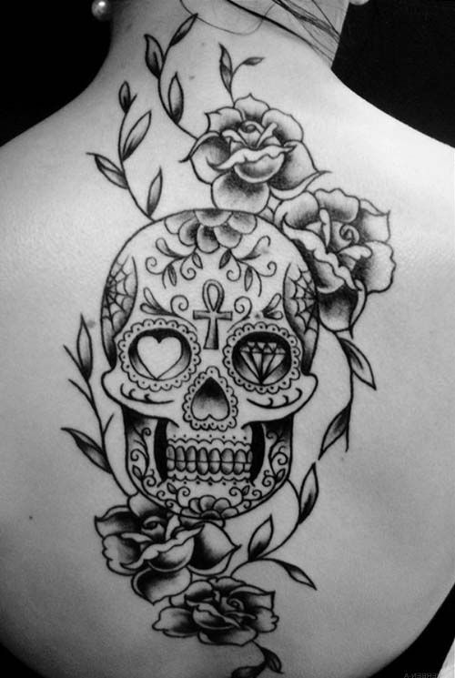 Wonderful Mexican cranium tattoos