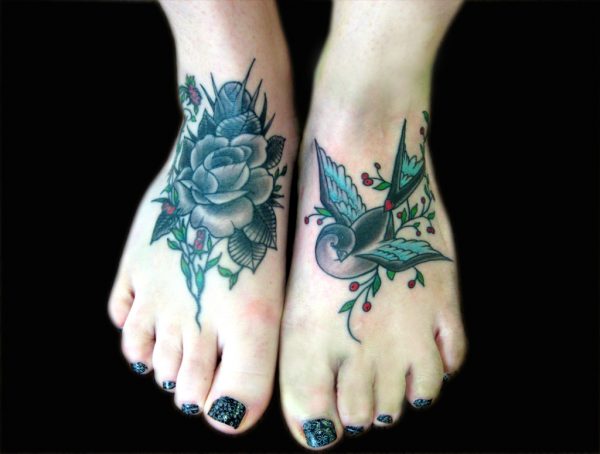 Tattoos for ladies within the foot [Creative and original designs]