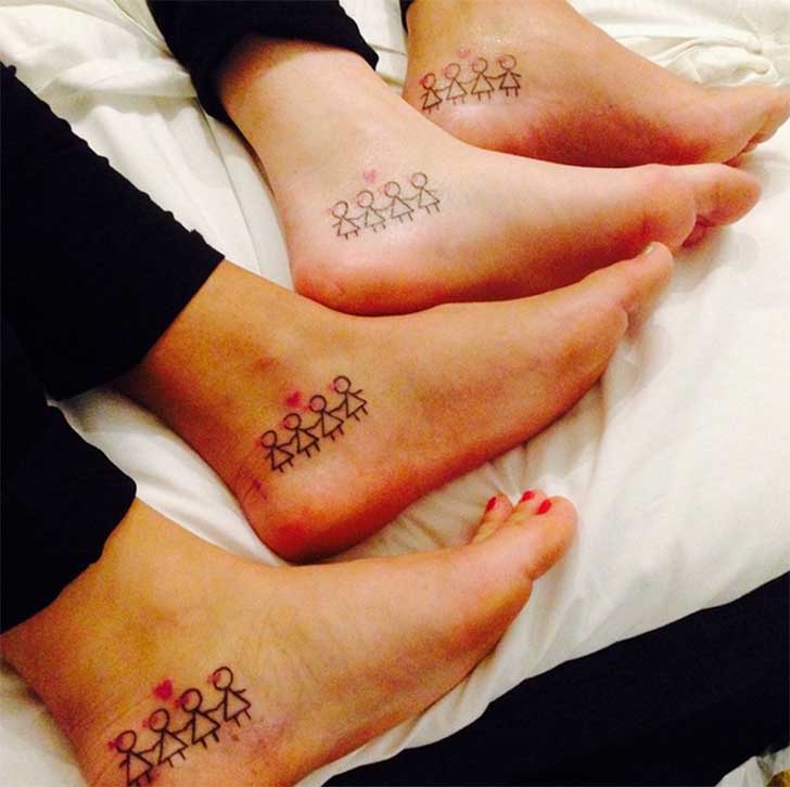 +100 Tattoos for greatest pals with nice designs