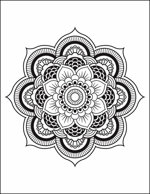 110 Mandalas Tattoos for girls