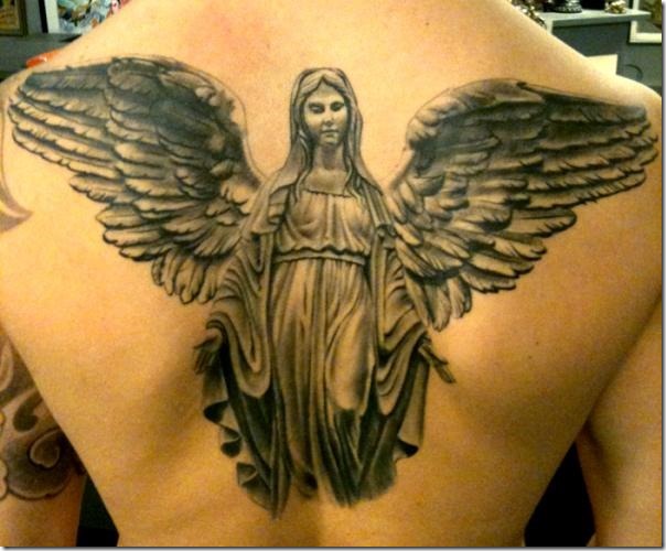 Inventive Angel Wing Tattoos