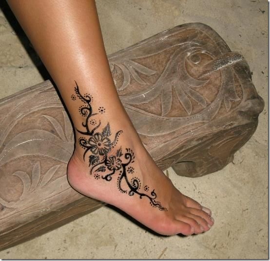 Tying Ankle Tattoo Designs