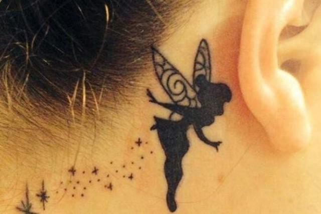 108 Tattoos of owls and fairies for girls