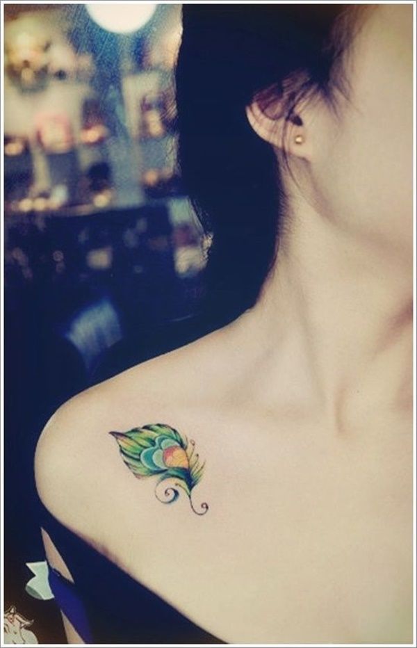 Small and delicate shoulder tattoos for girls