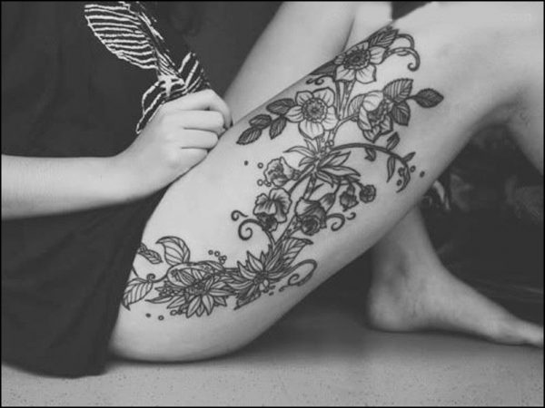 99 Roses tattoos designs for ladies