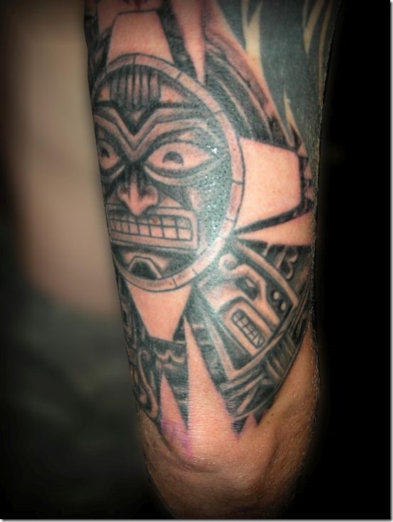 Distinctive Aztec Tattoos For Males