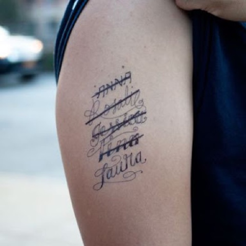 120 Tattoos of names of Youngsters