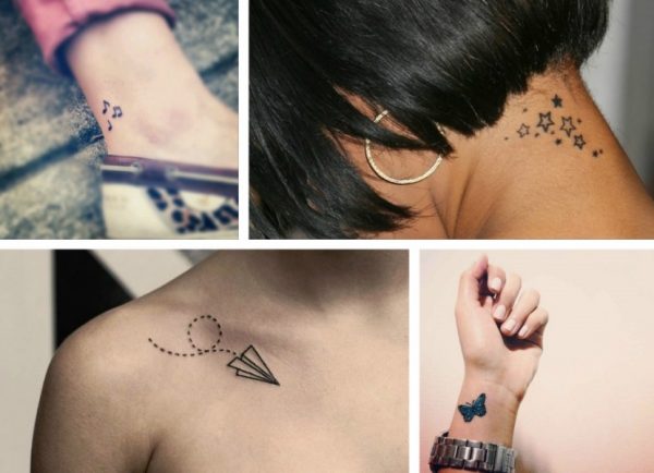 Small and delicate shoulder tattoos for girls